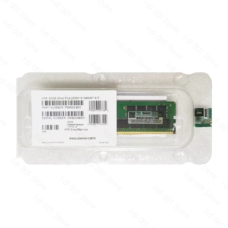 32Gb 2Rx4 Pc4 2933Y - HPE 32GB 2Rx4 PC4-2933Y Servergeheugen P00924-B21