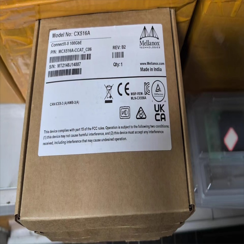 100Gbe Qsfp28 Network Card - Onderdelen voor Melos MCX516A-CCAT/CDAT ConnectX-5 EN