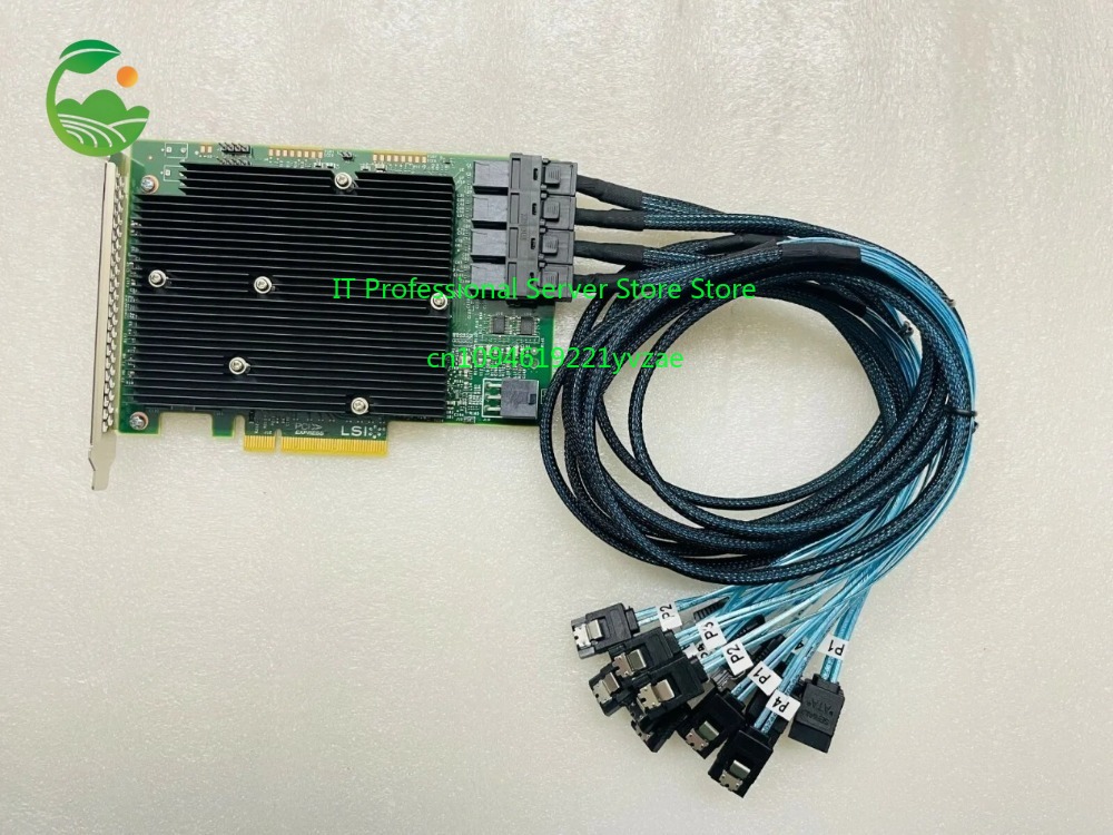 Lsi 9300 16I Hba It Mode - LSI 9300-16i 12Gbps 16-poorts HBA-kaart IT-modus