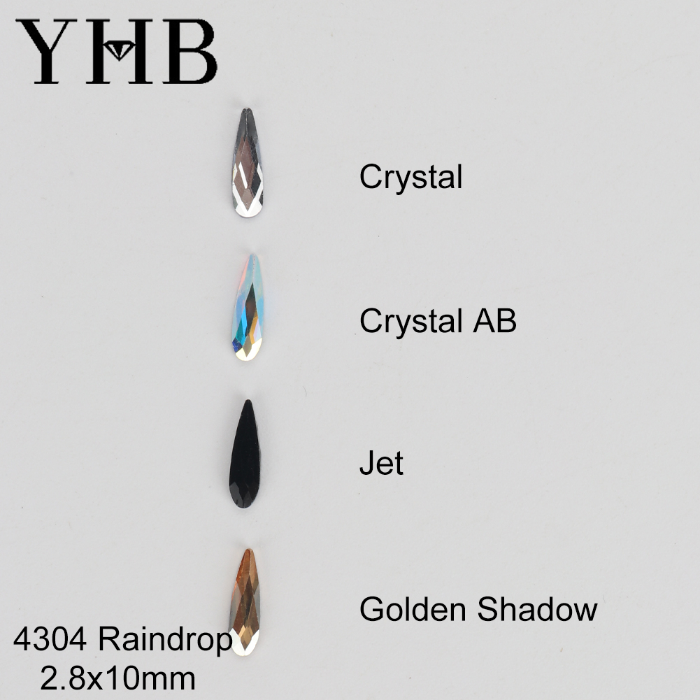 Platinum 8280 - YHB Glitter Kristal Strass Platte Achterkant