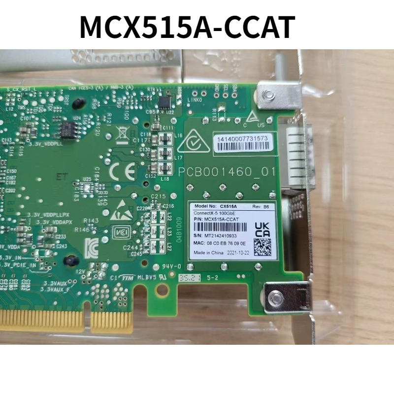 MCX515A-CCAT Mellanox ConnectX - 100Gbe Qsfp28 Network Card recensie en prijs