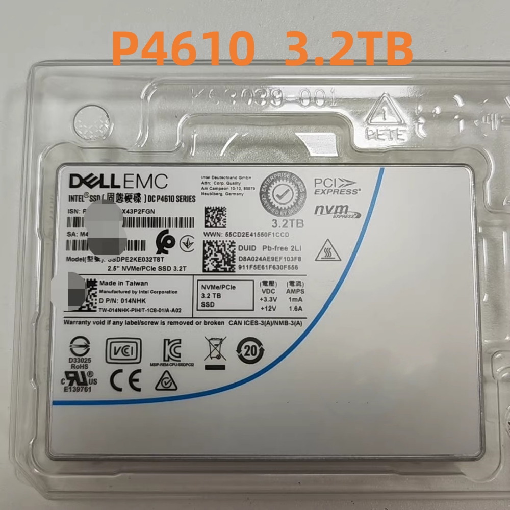 Originele DC P4610 Serie 1.6TB - U.2 Nvme Ssd 7.68Tb recensie en prijs