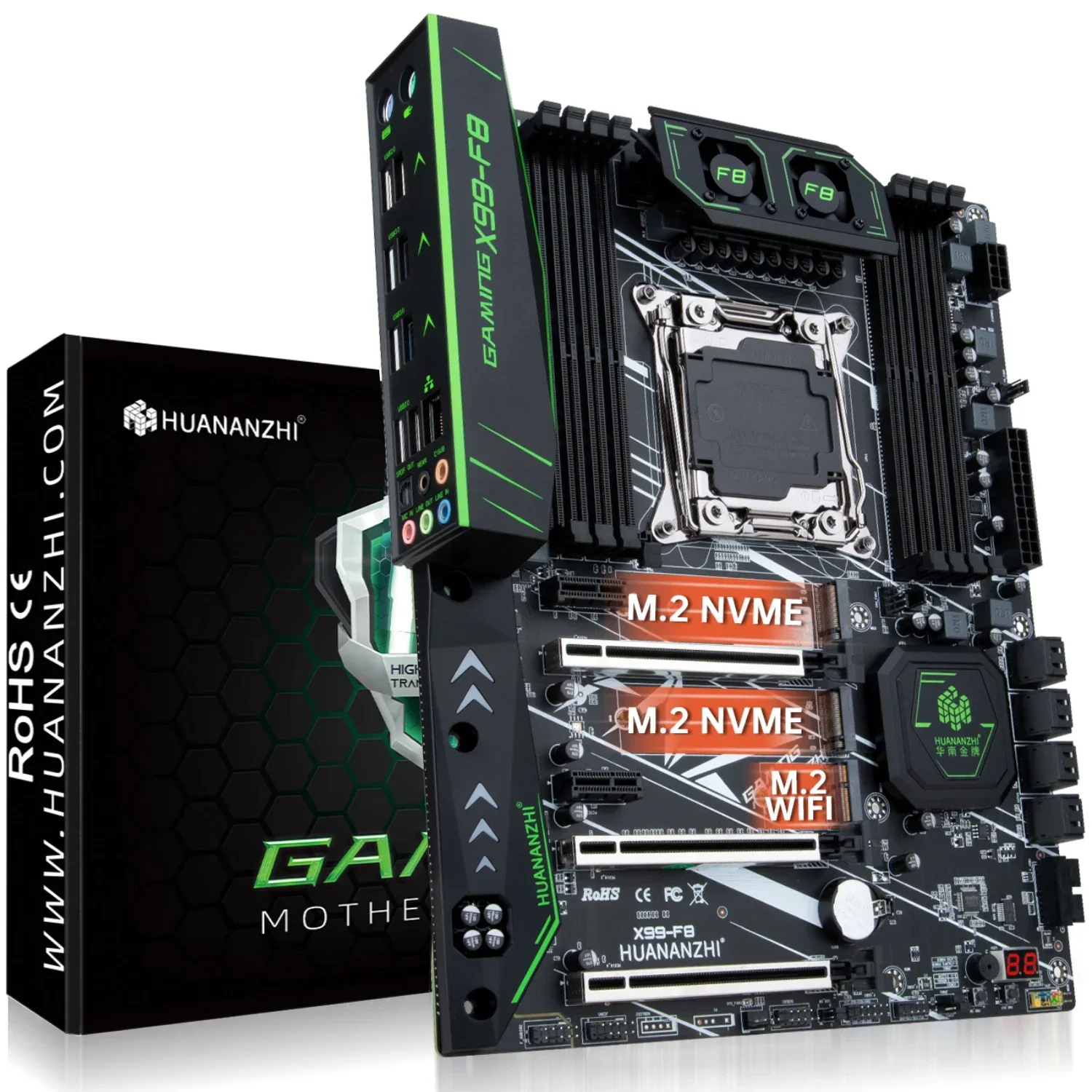 HUANANZHI X99 F8 X99 Moederbor - 64Gb Ddr4 Ecc Reg 3200Mhz recensie en prijs