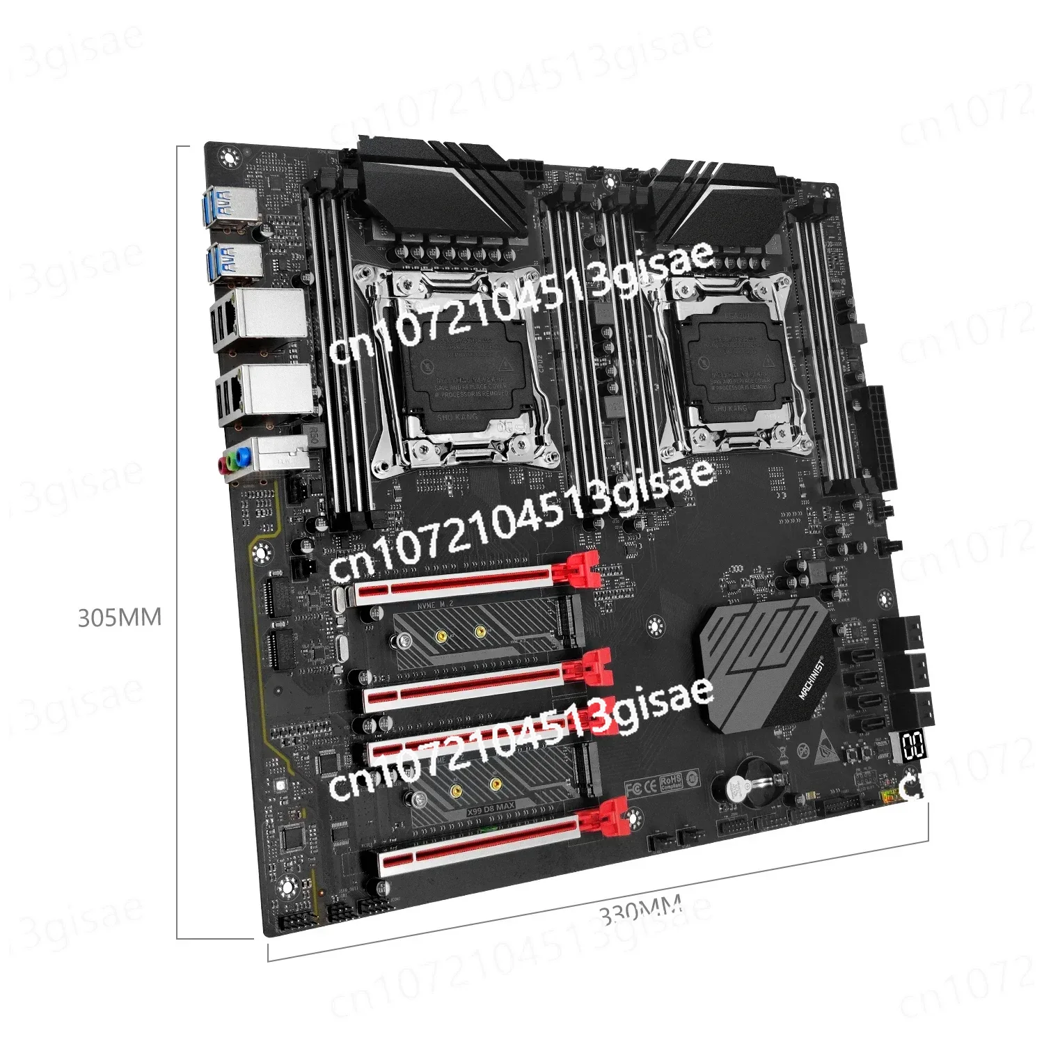 Monteur X99 D8 MAX moederbordp - E5 2699 V4 recensie en prijs